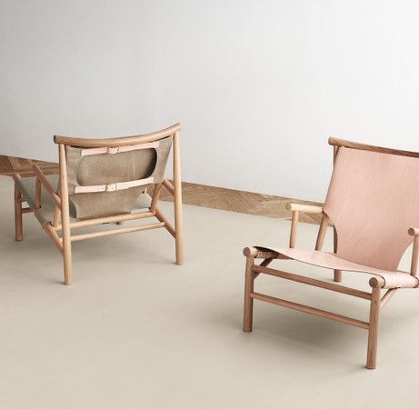 Norr11 - Danish furniture brand - Samurai chair - Nature leather